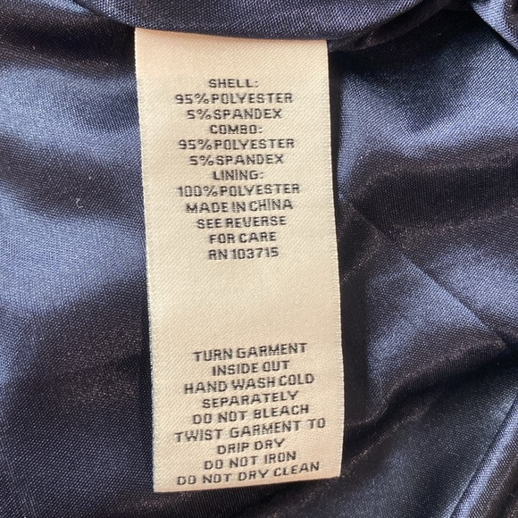 Nanette Lepore Blue Sequin Wrap Dress with Bishop Sleeves, New Size 14 - Picture 11 of 13